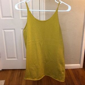 Mustard yellow tank